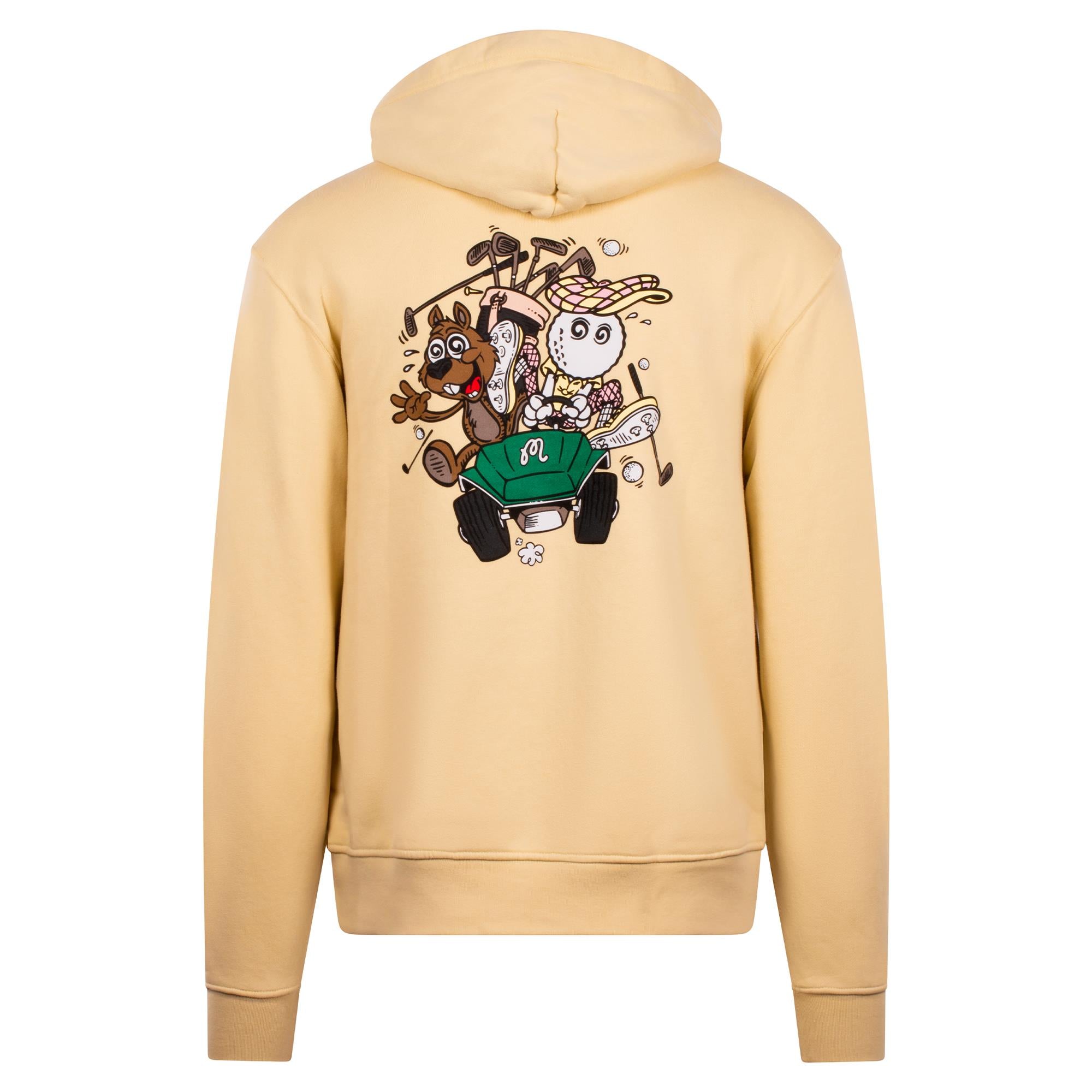 Malbon Two Man Scramble Mens Hoodie Light Khaki